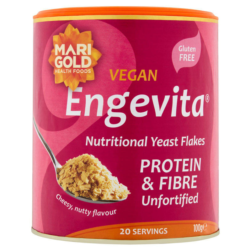 Marigold Vegan Engevita Super Yeast Flakes with Vit D & B12 100g