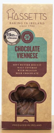 Hassetts Chocolate Viennese Swirls 160g