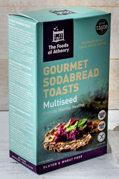 Foods of Athenry Gourmet Sodabread Toasts Multiseed 110g