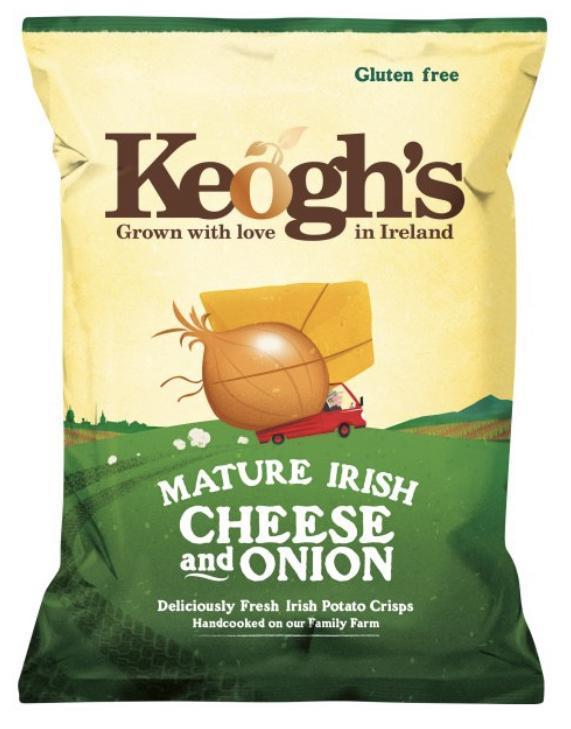 Keogh’s Mature Irish Cheese & Onion 125g