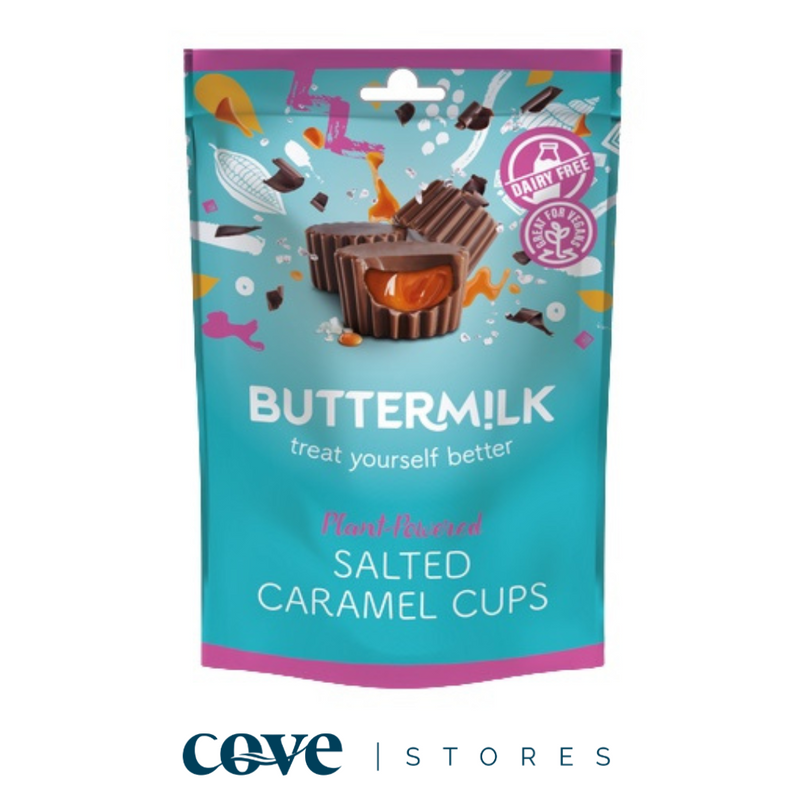 Buttermilk Dairy Free Salted Caramel Cup 100g