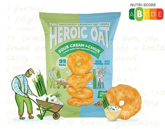 The Heroic Oat Sour Cream & Chive 23g