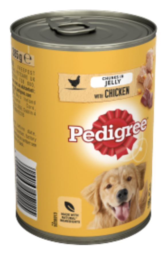 Pedigree Chicken in Jelly Can 385g