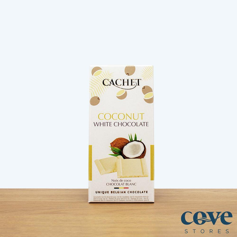 Cachet Coconut White Chocolate 100g