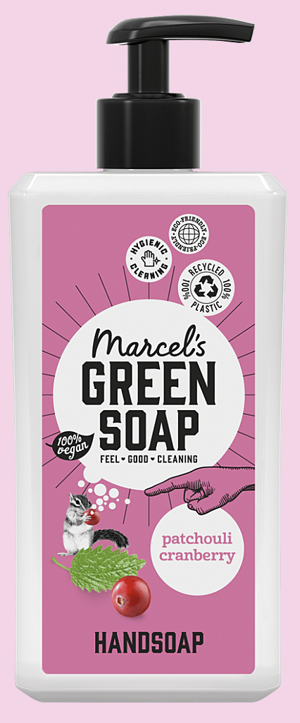 Marcel's Green Soap Patchouli & Cranberry Hand Soap 250ml