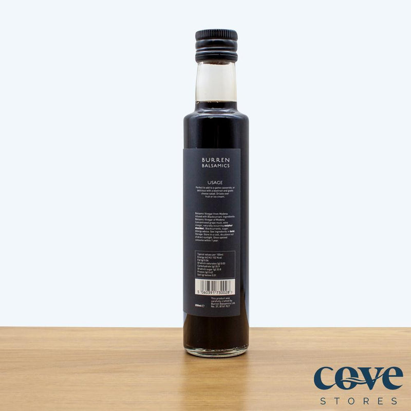 Burren Balsamics Blackcurrant Infused Balsamic Vinegar 250ml