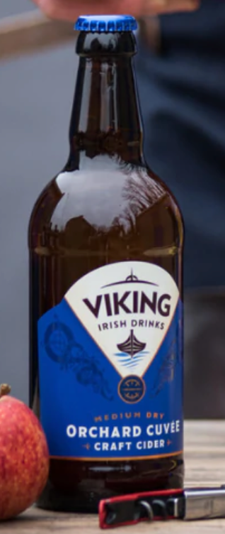 Viking Irish Orchard Cuvee Medium Craft Cider 500ml