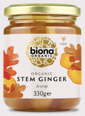Biona Organic Stem Ginger in Syrup 330g